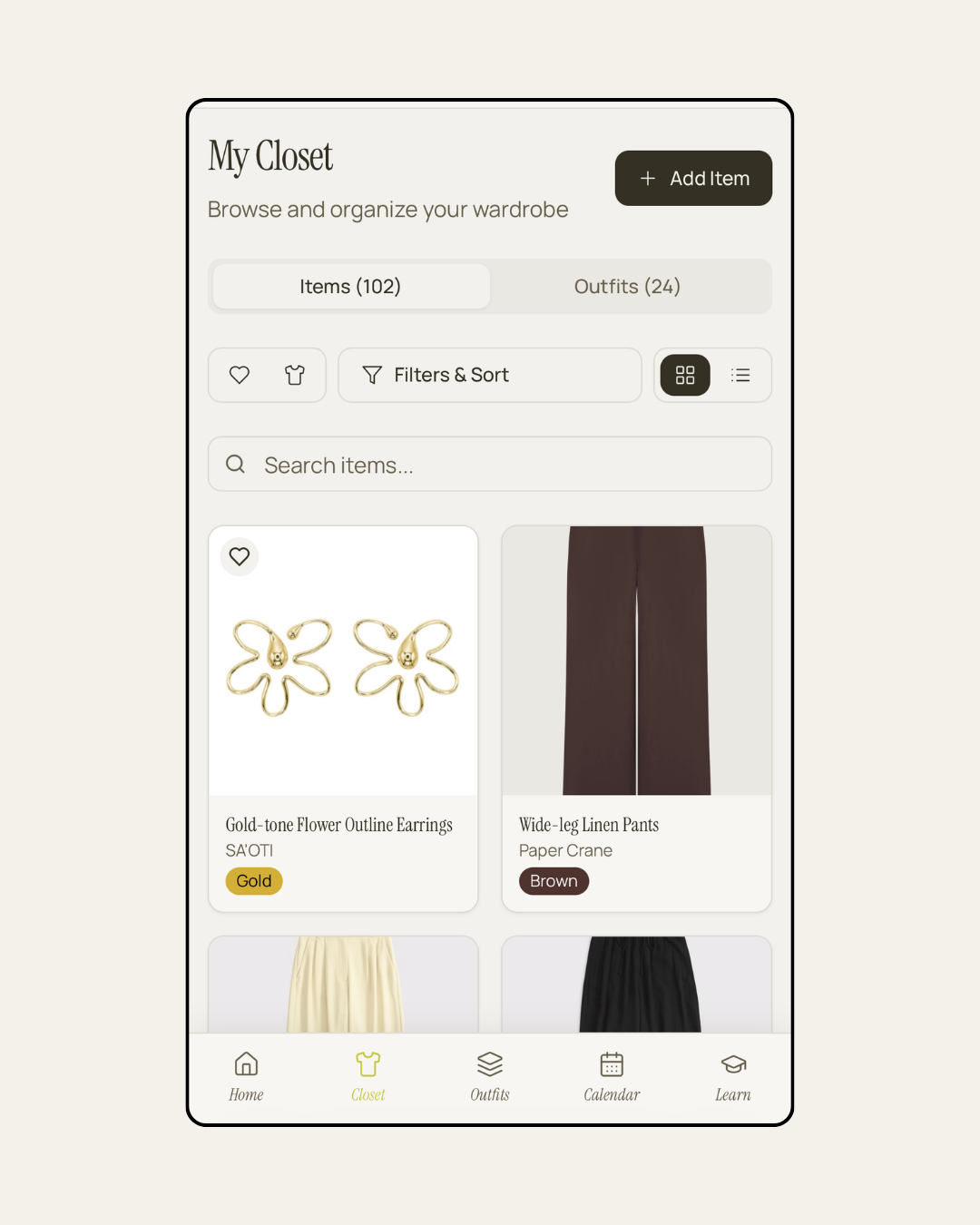 Closet OS - Your Virtual Wardrobe Assistant
